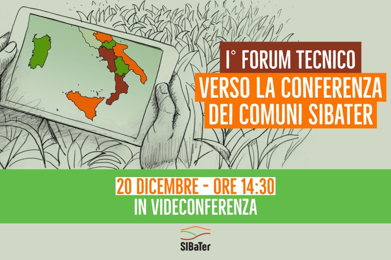 I Forum tecnico “Verso la Conferenza dei Comuni SIBaTer”. Appuntamento il 20 dicembre in videoconferenza