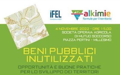 “Beni pubblici inutilizzati: spunti e buone pratiche”, convegno il 4 novembre a Millesimo